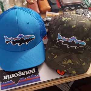Patagonia trout trucker hat bundle